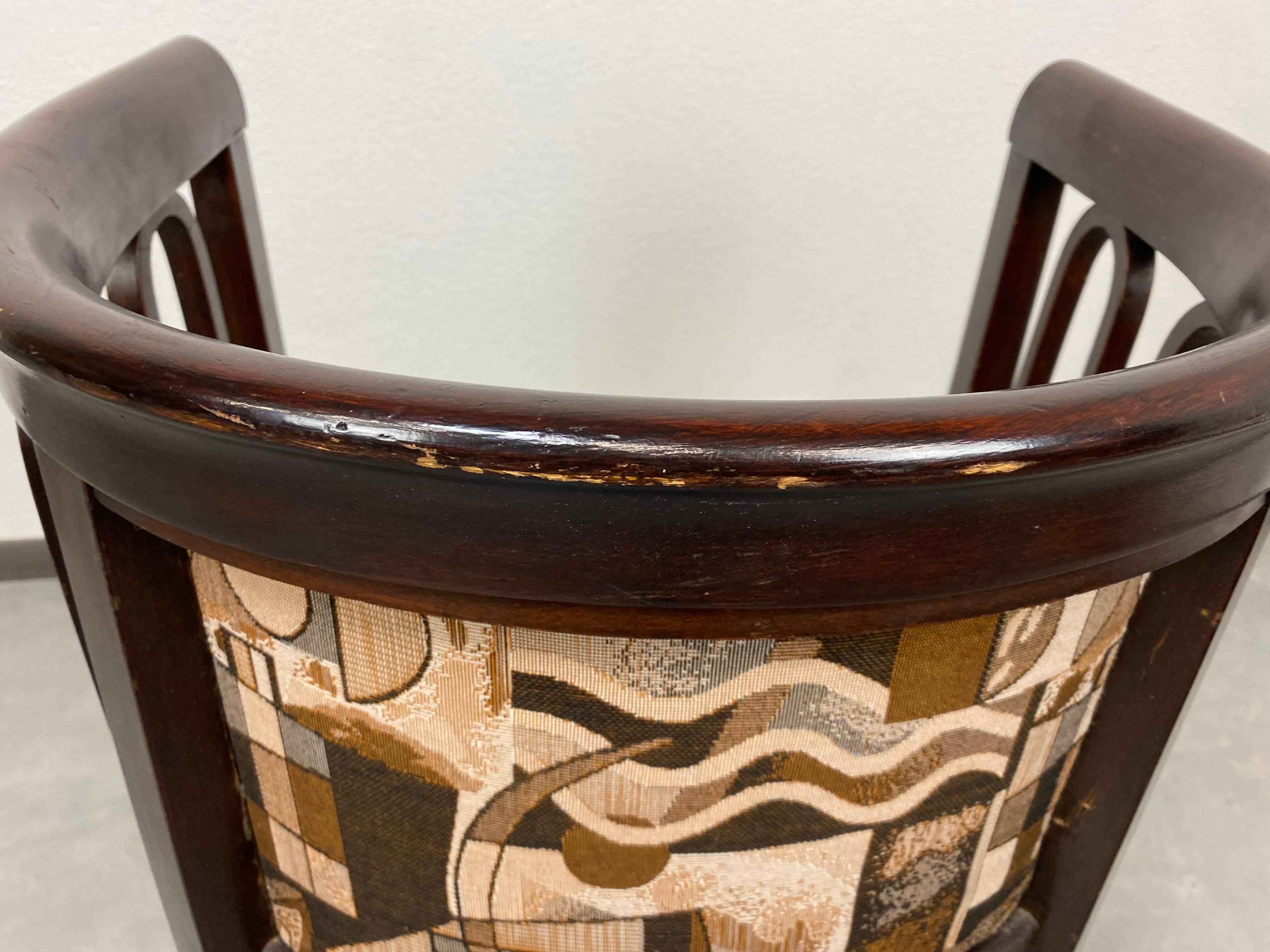 Fledermaus armchairs no. 423 by Josef Hoffmann