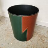 Vintage leather paper basket Denmark