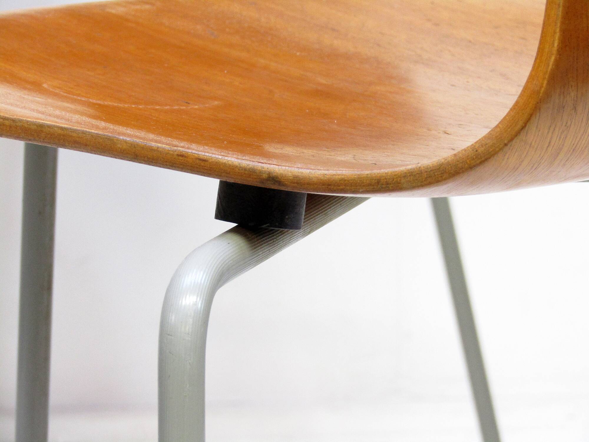 Six Chaises Ant en Teck par Arne Jacobsen pour Fritz Hansen