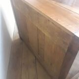 Low buffet in late 19th century walnut 3 doors including 1 side