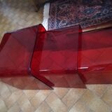Set of 3 tables in plexiglas