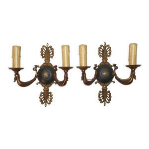 paire d'appliques en