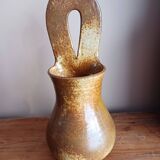 Stoneware wall pot