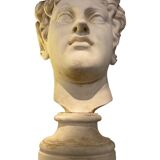 Very large Stucco head of a Roman figure