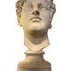 Very large Stucco head of a Roman figure