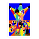 Art poster, signed and numbered by the artist, Couleurs et Fête