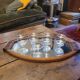 Set of 9 vintage champagne glasses in fine glass