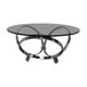 Mid-Century Space Age Round Coffee Table by Knut Hesterberg, 1960s
