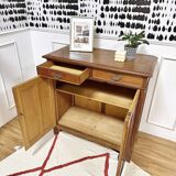 Vintage Parisian oak sideboard