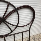 Vintage rattan headboard