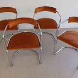 4 Victoria armchairs by Renato Zevi