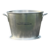 Taittinger pewter champagne cooler, art deco style vintage vasque