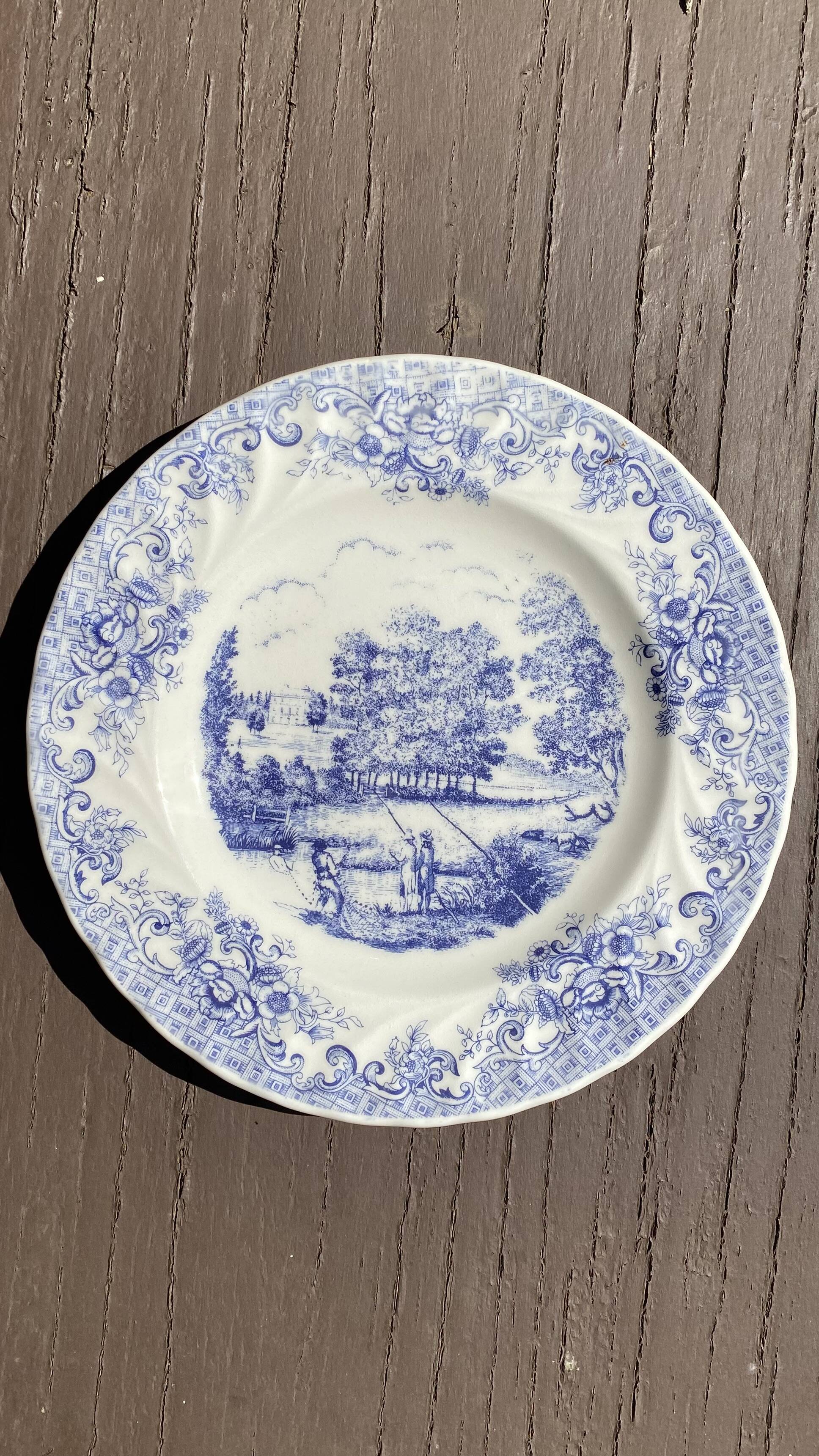 Set of vintage flat plates Ceraminter (Italy)
