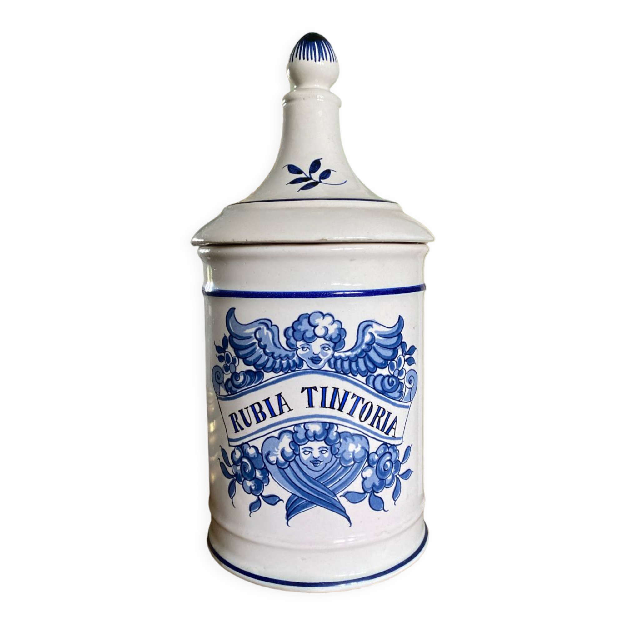 Pot de pharmacie apothicaire Rubia Tintoria