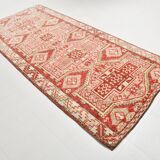 5x10 Geometric Tribal Red Persian Rug, 141x309Cm