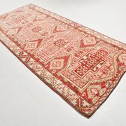 5x10 Geometric Tribal Red Persian Rug, 141x309Cm