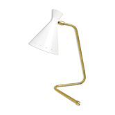 White casserole lamp