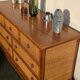 Vintage Enfilade Commode Maugrion Rattan - Roche Bobois