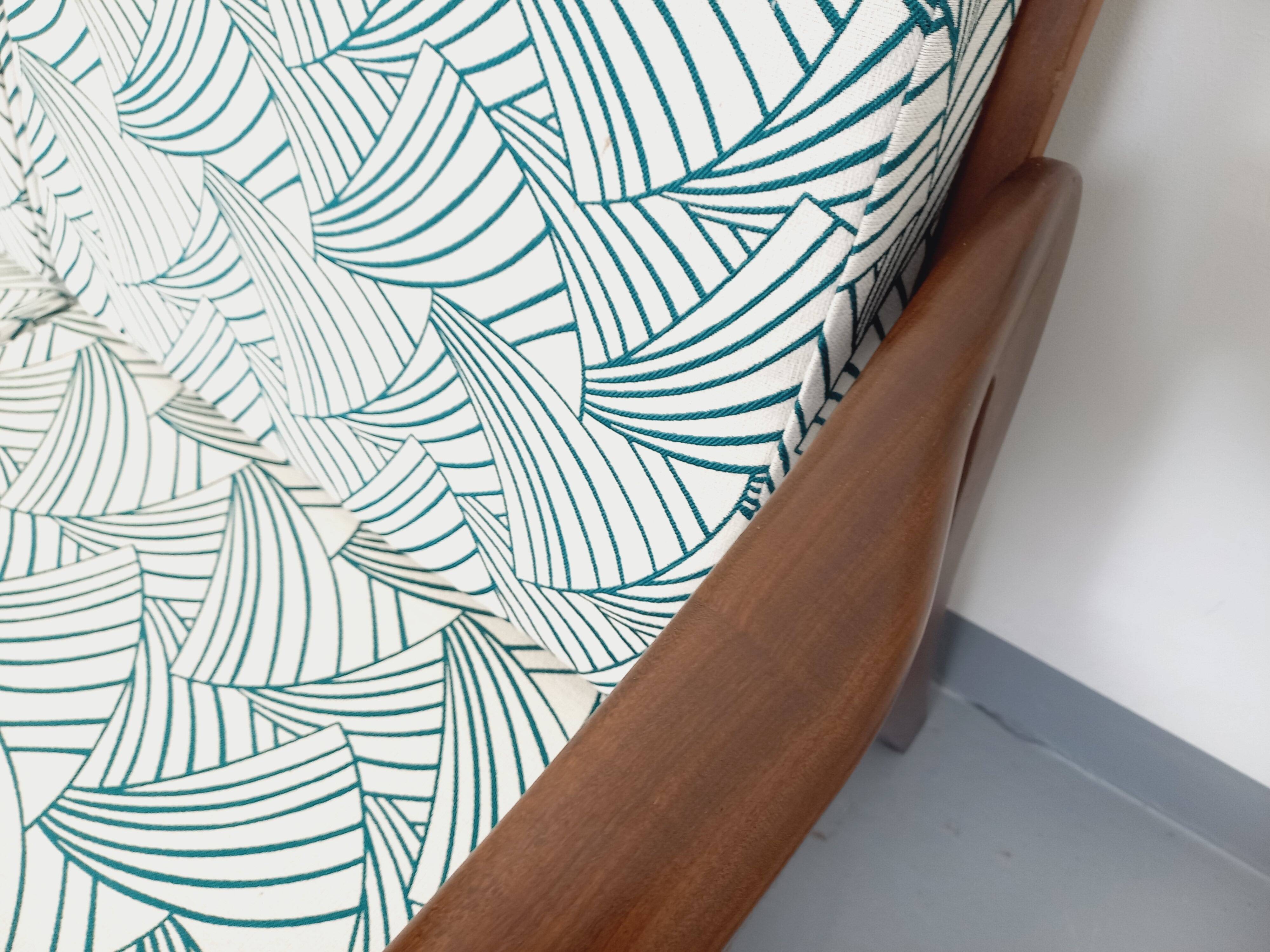 Scandinavian 3-seater sofa bench by Arne Wahl Iversen for Komfort in teak