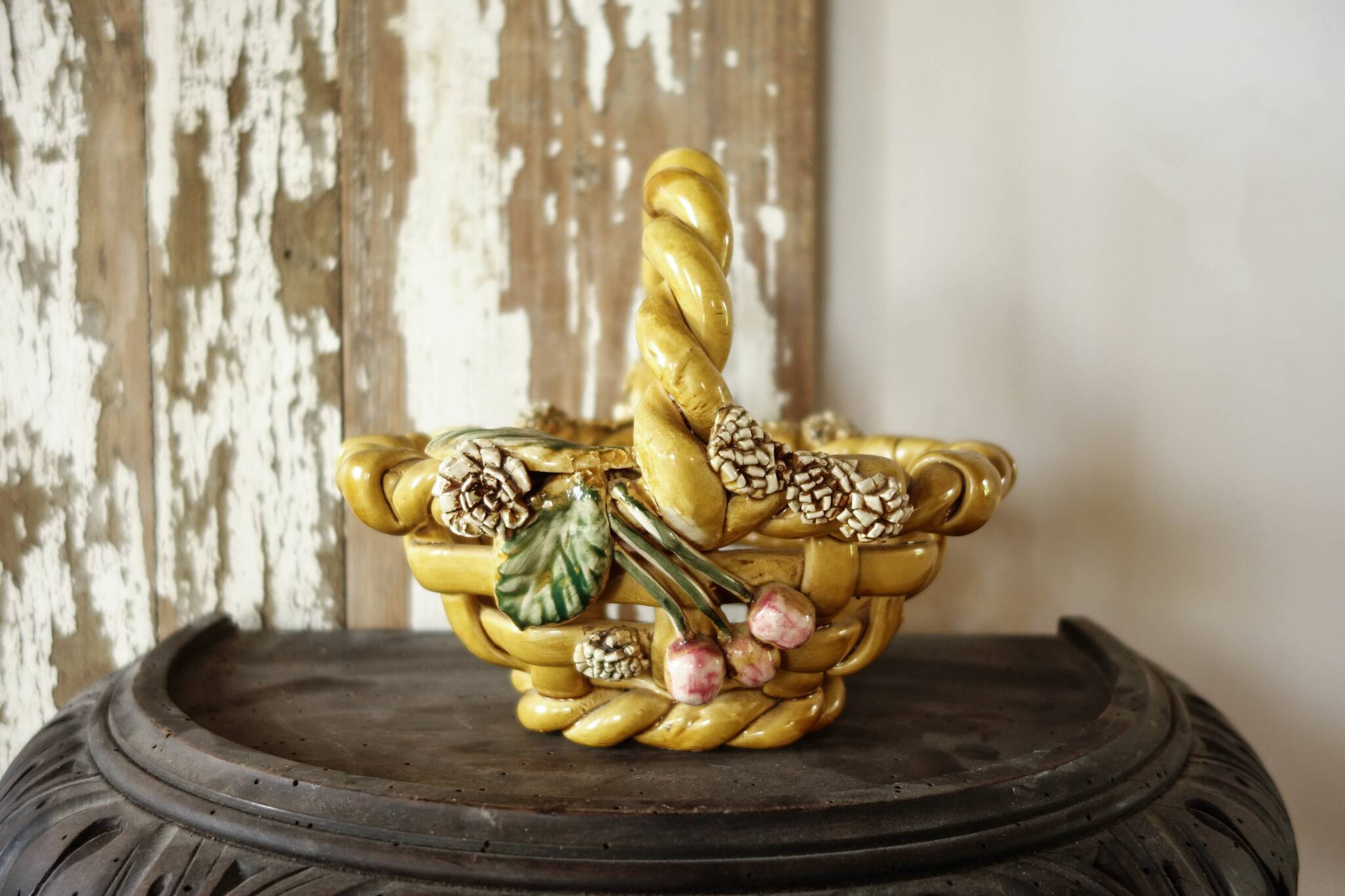 Slush fruit basket from the 1950s.