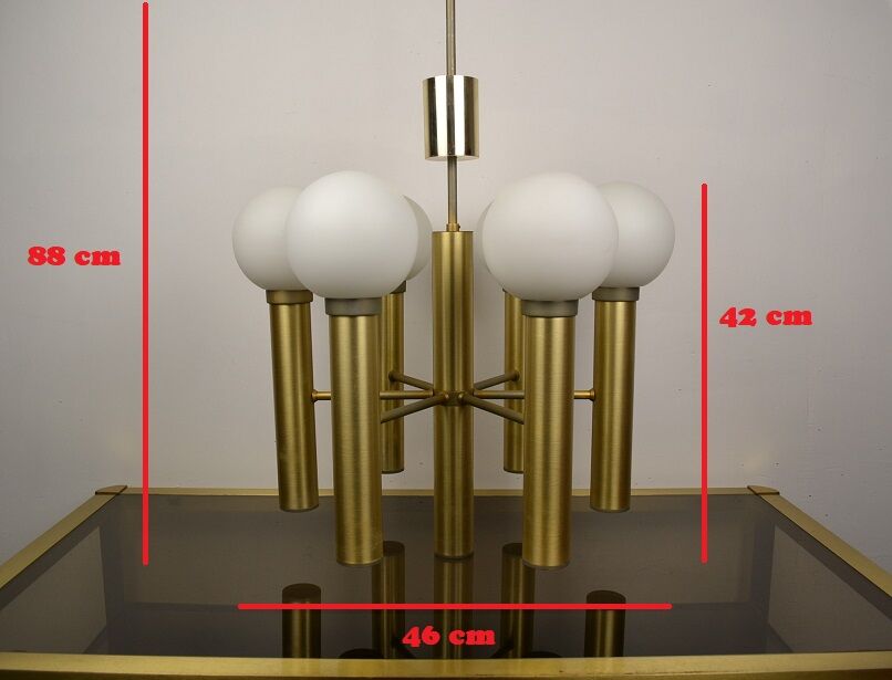 1970s space age chandelier