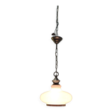 Suspension opaline /plafonnier/vintage