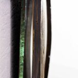 Brutalist solid wood mirror