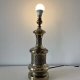 Gold-plated metal lamp base, 1950s