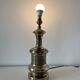 Gold-plated metal lamp base, 1950s