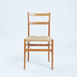 gio PintiCassina Leggera chairs, set of 6, early edition, 1960s