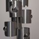 Space Age 7-light pipe chandelier, 1960s-70s