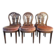 Set of 6 Louis XVI oak “Montgolfière” chairs