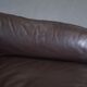 Two-seater Danish leather canapé Mid-Century Modern