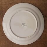 Old barbotine plate, St Clément factory