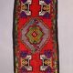 Small Vintage Turkish Rug 100x51 cm, Short Runner, Tribal, Shabby Chic