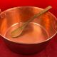Jam bain 39 cm copper and bronze and its olive spoon
