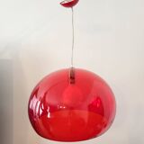Lustre ICON by Ferruccio Laviani for Kartell Red Italy Modern