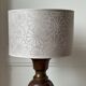 Lampe en bois tourné
