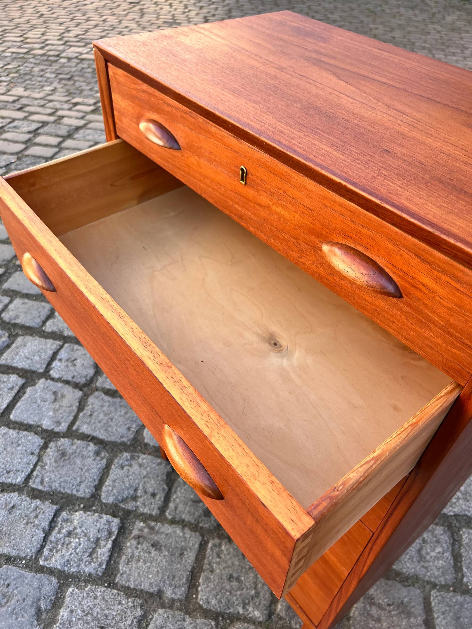 Teak Chest of Drawers from Denmark