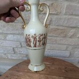 Vase ancien en forme d'amphore, décor antique