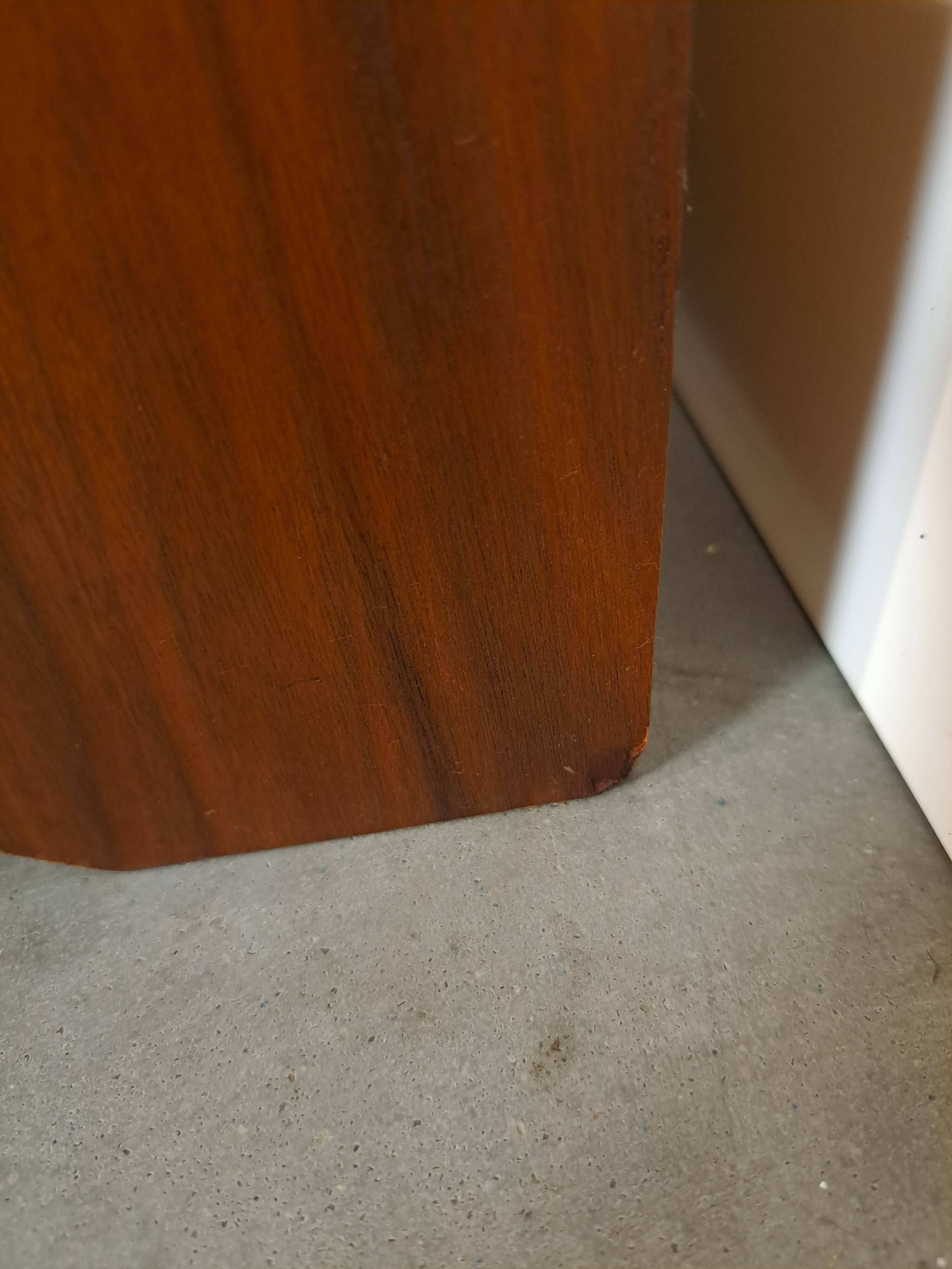 Fineer schoenenkast met lades