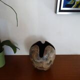 Vase en grès œuf d'allien  1960 vintage - Germany Dumler et Breiden