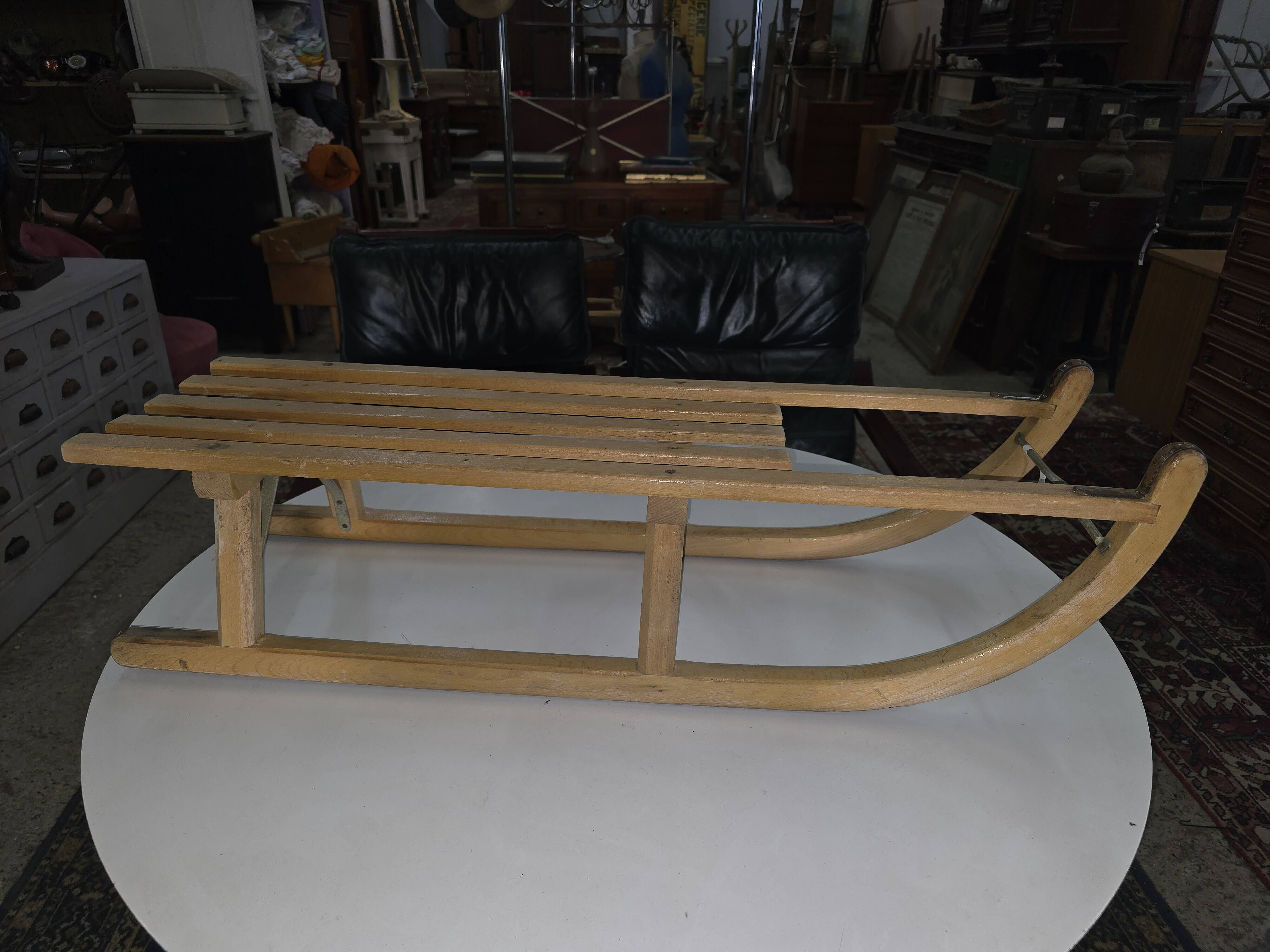 Vintage wooden sled
