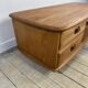 Coffee table / storage unit in solid elm ERCOL Minerva 1980s
