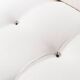 Camaleonda armchair in white cotton: retro-modern style from the 70s.
