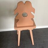 Raw wood chair