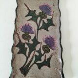 Vintage thistle pattern dish