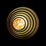 Pair of metal, resin and glass wall lights by Angelo Brotto, circa 1970