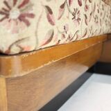 Rare Fabric Folding Sofa by Halabala for UP. Zavody, 1953, Czechoslovakia