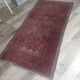 Hand-knotted Persian Beloutch rug in pure wool 200×100